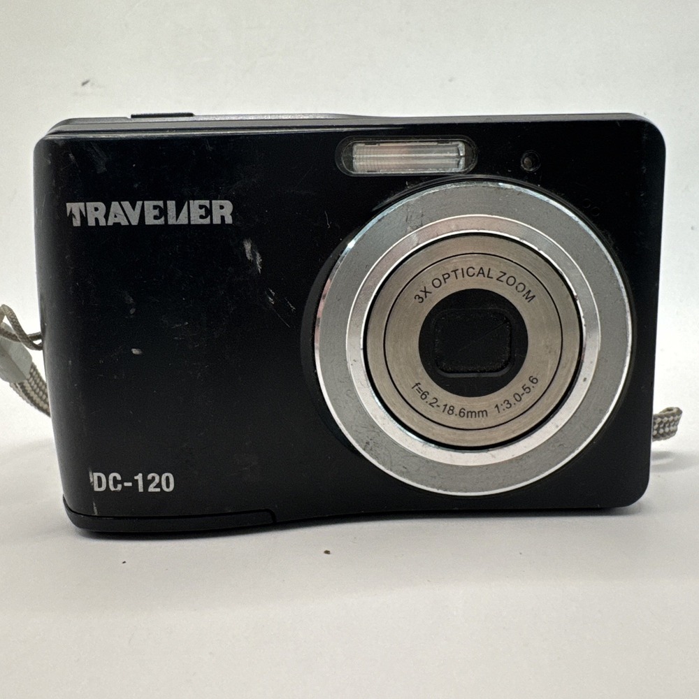Traveler Digital Camera DC-120 12.0MP Silver Tested READ MORE